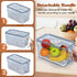 2 Counter, Gifhomfix PCS Bread Box for Homemade Bread Airtight Bread Boxes for Kitchen Time Recording Bread Storage