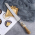 TANG SONG Rustic Wedding Cake Knife and Serving Set - Set of 2 for Parties, Weddings, Anniversaries