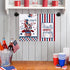 4th of July Patriotic Kitchen Towel, 100% Cotton Independence Day Gnome Quick Dry Stars and Stripes Flag Tea Towels