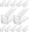Copidrum Shoe Slots Organizer for Closet 12Pack Adjustable Shoe Stacker Organizer Storage Shoe