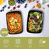 Ezalia 50 Pack- 32oz, Meal Prep Containers Plastic Food Prep Containers Reusable, Leakproof To Go Food Containers