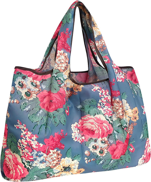 Wrapables Durable and Large Reusable Nylon Shopping Bag