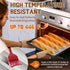 Baguette Bread Pan, Premium Nonstick Perforated Baking Tray for 4 Loaves of French Bread, Crisp Golden-Brown Crust