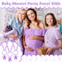 36 Tigeen Pcs Shower Party Pacifiers Necklace Acrylic Pacifiers Favors Plastic Charm for Shower Party Decorations Table
