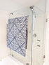 Insieme Extra Wide Over The Door Towel Rack - Two Tier Towel Hanger for 36 inch Door or Shower Wall