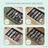 ELTOW Expandable Utensil Drawer Organizer, 5 Compartment Non-Slip & Adjustable Large Tray for Kitchen Drawers, Black