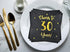 Cheers to 30 Years Cocktail Napkins | Happy 30th Birthday Decorations for Men and Women, 50-Pack 3-Ply Napkins | 5 x 5