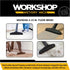 WS25014A 2-1/2-inch WORKSHOP Wet/Dry Vacs Shop Vacuum Accessories Floor Brush Attachment for Wet Dry Vacuum Cleaners