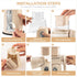 5 SUSTEAS Rotary Cheese Grater with Handle - Vegetable Shredder with Well-designed Blades & Strong Suction Base,Round