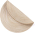 SHACOS 15 Inch Round Braided Placemats, Set of 6, Non-Slip Heat Resistant, Beige