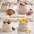 3-Pack 12"x15" Linen Bread Bags for Homemade Bread Reusable Bread Storage Bags with Inner Lining Sourdough Bread Bags