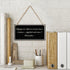 Thank You Sign Only Flush Tissue Hanging Bathroom Plaque, 12 inch by 6 inch, Toilet Wall Door Decor