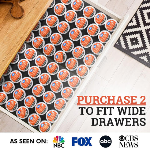 K Cup Holder Drawer Organizer for Keurig Coffee Pods, K Pod Storage & Holder for Kitchen Drawer (40)
