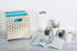 DII Collapsible Polyester Storage Cube, Large Honeycomb Design, Gold