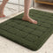 Color&Geometry Green Bath Mat, Non Slip Washable 24"x36" Large Absorbent Bath Mats for Bathroom and Bathtub