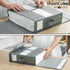 SheetCube 2 Pack Foldable Bed Sheet Organizers and Storage, Linen Closet Organizer Folder with Window & Label
