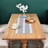 13x36inch Farmhouse Braided Striped Table Runner Rustic Embroidery Coffee Table Runners for Decorations Weddings