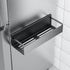KiKiRico 6 Pack 6 Magnetic Spice Rack for Refrigerator, Black Magnetic Shelf for Kitchen Organizer and Storage, Mini