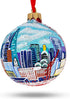 London City, United Kingdom Glass Ball Christmas Ornament, 3.25 Inches