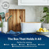 14.25x9.25x7 Sonder Los Angeles Union Large Bread Box | Fits Full Sourdough Loaves and More | Breadbox with Cutting