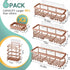 6-Pack, Veken Shower Caddy No Drilling & Rustproof, Waterproof Adhesive Shelves Rack with Soap Holder, Large Capacity