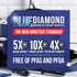 Blue Diamond Mini Egg Frying Pan Skillet, Diamond Infused Healthy Ceramic Nonstick, PFAS and PFOA-Free, Dishwasher