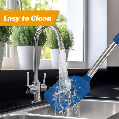 Kitchen Utensils Set of 4 Pack, Silicone Cooking Utensils for Nonstick Cookware, Perfect for Baking, Mixing, BPA Free