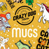Crazy Dog T-Shirts Funny Wake and Bake Mug – White Ceramic Coffee Cup with Pot Leaf Design – Stoner Gift for Marijuana