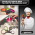 Collapsible Measuring Cups and Nesting Spoons, Adjustable Silicone for Cooking, Space-Saving - 2 Sets