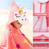 3-10 Backpack 30"x30" Joiedomi Kids Beach Towels with Hood for Years Boys Girls Unicorn Hooded Toddler Bath Towel