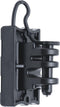 Zareba IWTPLB-Z Black Wood Post or T-Post Insulator, 25 Pack