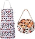 Cutecrop 2 Pcs Egg Collecting Apron with 15 Pocket Gathering Basket with