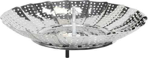 Chef Craft Classic Steamer Basket, 6 inch Diameter, 9.5 inch Expanded