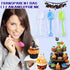 Cute Novelty Mini Shovel Shape Disposable Plastic Dessert Spoons