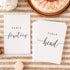 Crisky Table Number Cards 1-30, Black Double-Sided Design for Wedding, Anniversary, Birthday Party, 4 x 6 Inch