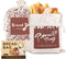 Seaury Kareen Bread Bags, 2 Pack Bread Bags Reusable Linen with Plastic Lining, Large