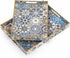 Hiceeden Set of 2 Decorative Serving Trays with Handles, Boho Tea Trays