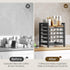 Coffee Pod Holder: K Cup Holder, 4-Tier Coffee Pod Organizer for 80 Pods, Space Saving for Home Office, Rustic Brown