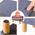 15.74" D11.41" W9.84" UHBD030BU YMYNY Ottoman, Modern Footrest with Soft Padded Seat, Foot Stool with Wood Legs, Small
