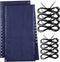 Queekay 2 Pcs Gravity Chair Replacement Fabric with 8 Bungee Cord Lounge