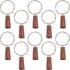 Sterno Home GL42588 LED Cork Wine Bottle Fairy String Lights, 10-Pack with Silver Wire