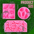 Whaline 3Pcs Football Fondant Mold Sports Theme Silicone Mold Football Helmet Chocolate Candy Mould Baking Mold for Party Cupcake Sugar Craft Gum Resin Clay