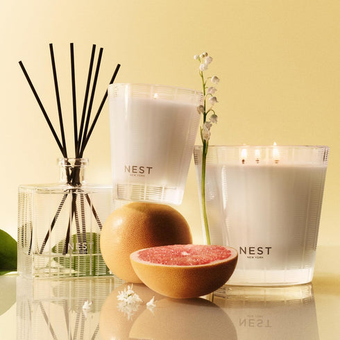 NEST New York Grapefruit Scented Votive Candle - 2 oz - Up to 28-Hour Burn Time - Reusable Glass Vessel