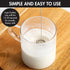 Primula Milk Frother with Stand, Handheld Whisk for Coffee, Frappe, Matcha, Battery Operated, Mint