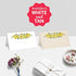 321Done Sunflower Place Cards, Made in USA, Blank Small 3.5x2 for Name Food Table Setting, Set of 24