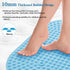 joiyota 27 15 Inches Silicone Bathtub & Shower Mat Non Slip, Bubble Massage Anti Slip Shower Floor Mat with x for Easy