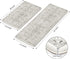 KIMODE Kitchen Mats Set of 2, Cushioned Anti Fatigue Non-Slip Kitchen Rugs, Padded Floor Mat for Sink, Laundry, Office