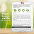 5 Packs Survival Garden Seeds - Arugula Seeds for Planting - with Instructions to Grow Garden Rocket Green Leafy