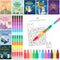 Zhanmai 48 Pcs Eid Mubarak Goodie Bags Favor 30 Days of Ramadan Watercolor