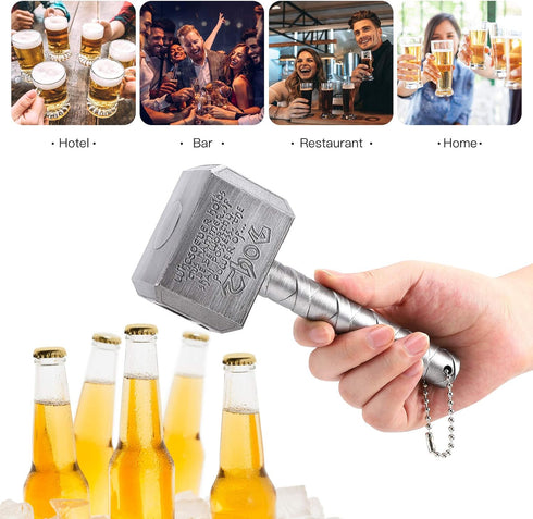 Lmaytech Beer Bottle Opener - Bottle Opener for Dad, Men, Him, Husband, Boyfriend - Perfect Beer Gifts